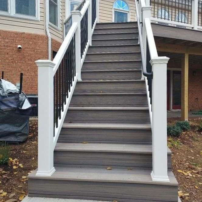 Composite Stairs with Lighting