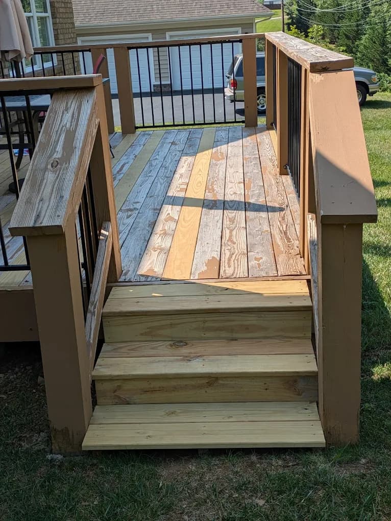 Stair Stringer & Tread Repair