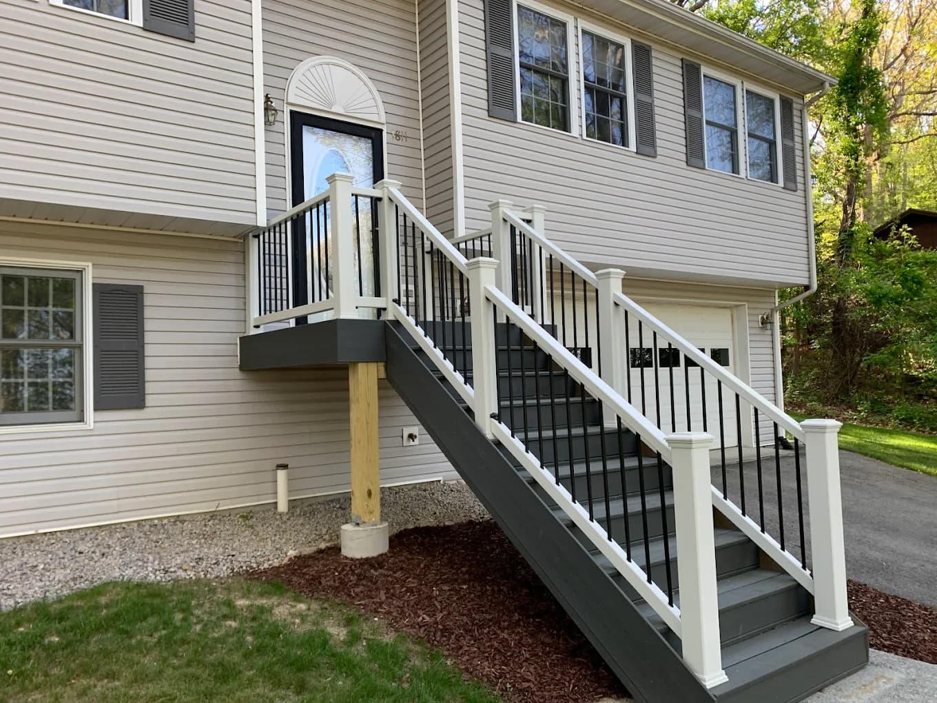 Wood Railing Stabilization
