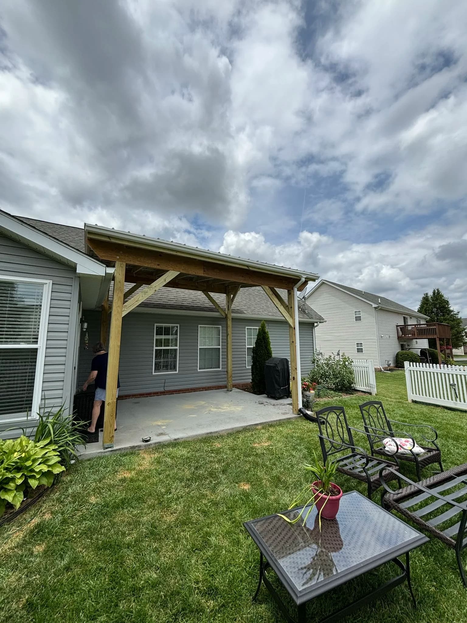 Attached Patio Roof Cover