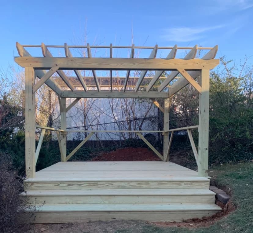 Backyard Shade Pergola